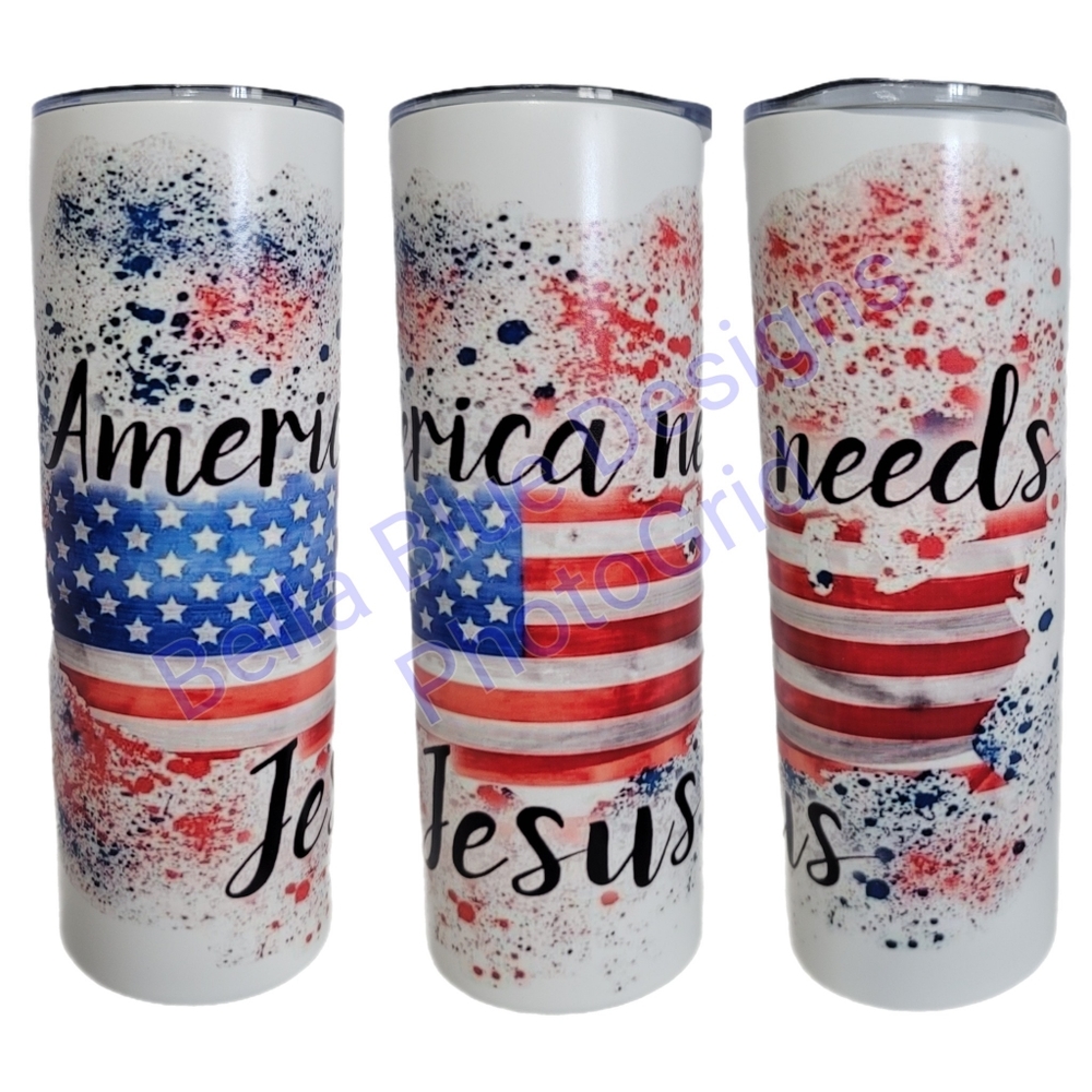 20 oz Glow in the dark tumbler